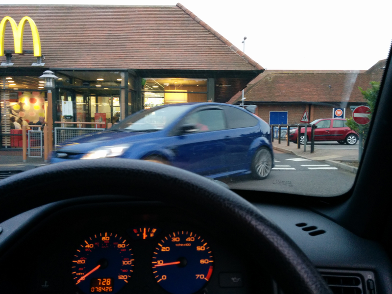 Illustration for article titled Seen at the McDonald's Drive-Thru - Ford Focus RS